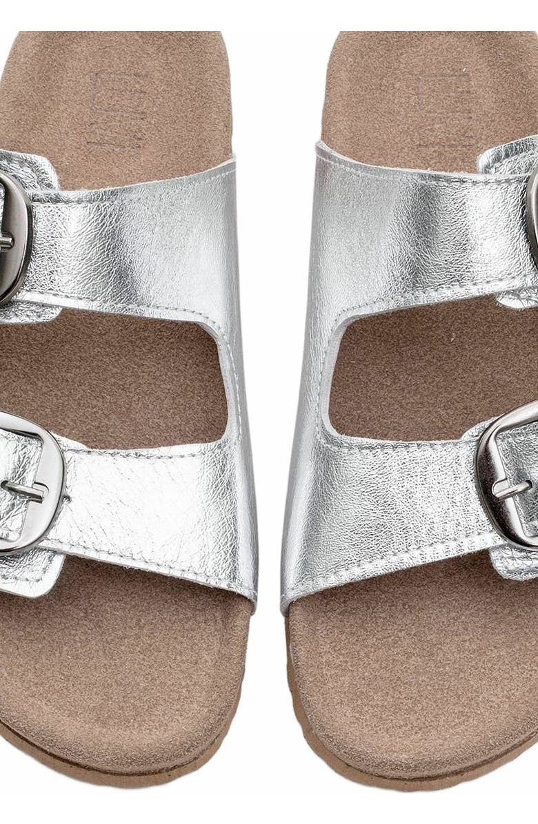 Forever & Always Shoes Ovesta Soft Footbed Leather Slide Sandal, Alternate, color,