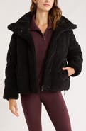 Zella Faux Shearling Puffer Jacket