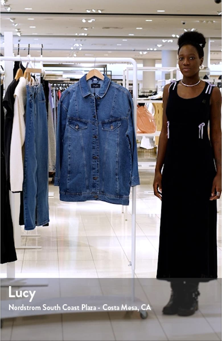Casie Oversize Denim Jacket, sales video thumbnail
