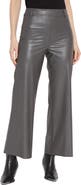 Lysse High Waist Faux Leather Wide Leg Pants