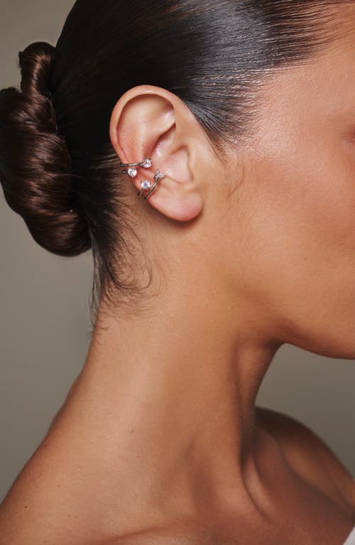 Lili Claspe Eraz Set Of 2 Ear Cuffs In Silver