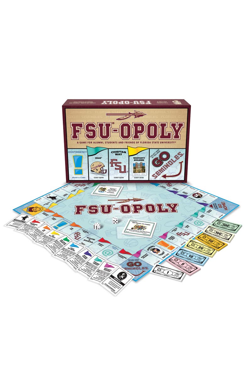 Late for the Sky Florida State University Fsuopoly Monopoly Board Game, Alternate, color, 