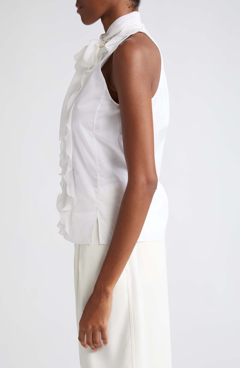 Giambattista Valli Tie Neck Sleeveless Top, Alternate, color, 