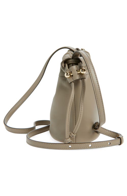 Strathberry Drawstring Leather Crossbody Bag