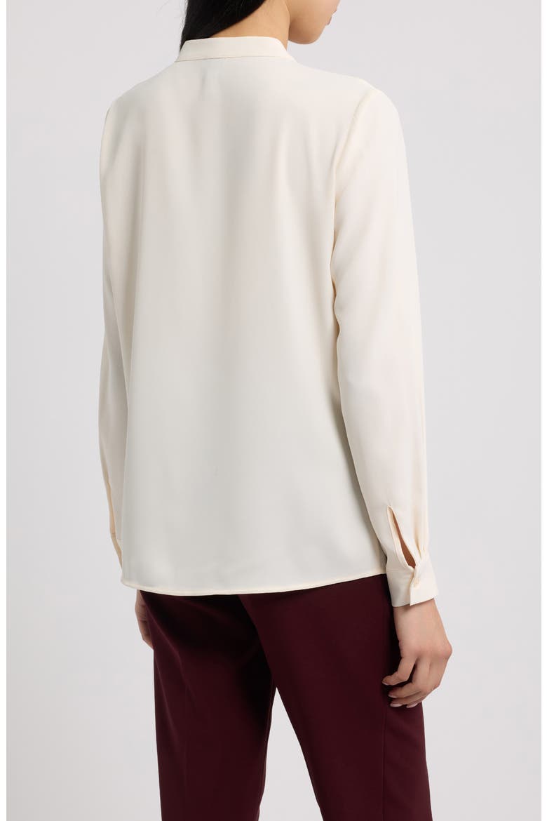 Lace Front Button Shirt, Alternate, color, WHITE DOVE