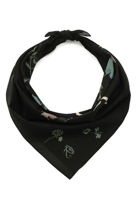 Fleur De Lis Embroidered Bandana