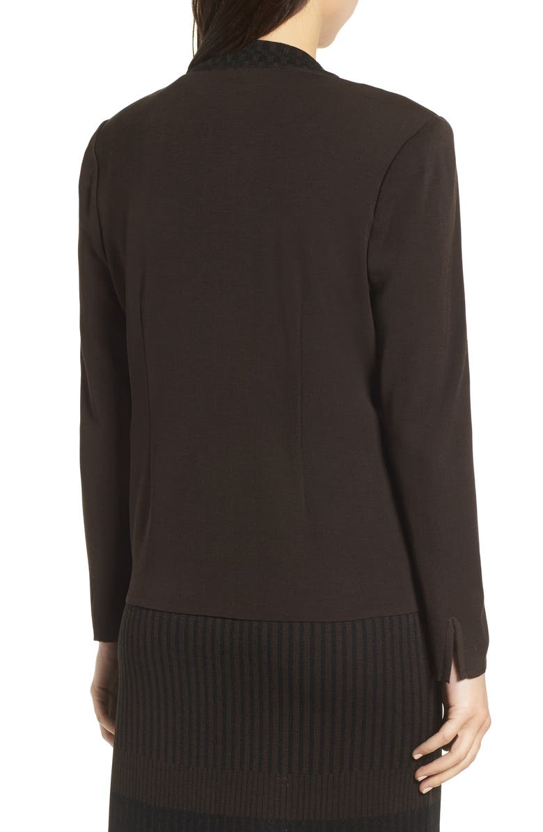 Ming Wang Button Detail Knit Jacket, Alternate, color,