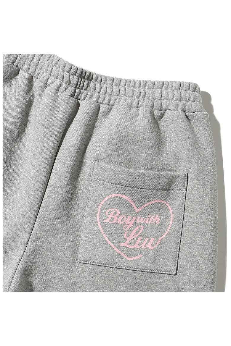 Gender Inclusive Boy with Luv Sweatpants, Alternate, color, MEDIUM GREY