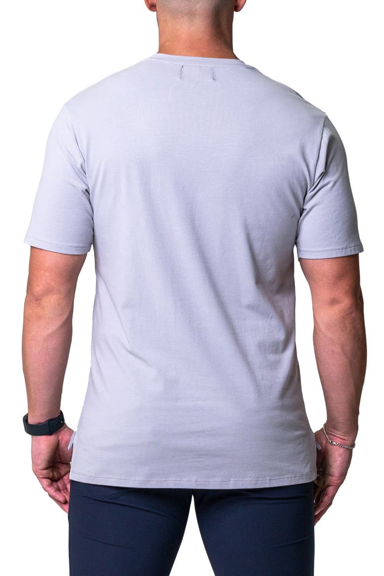 Butterfly Skull Graphic T-Shirt, Alternate, color, GREY