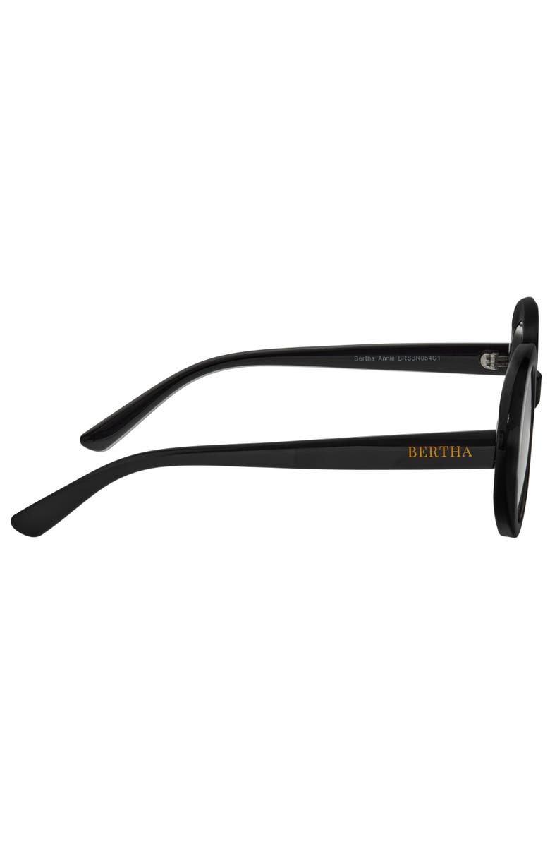 BERTHA Annie Polarized Sunglasses, Alternate, color, Black/Black