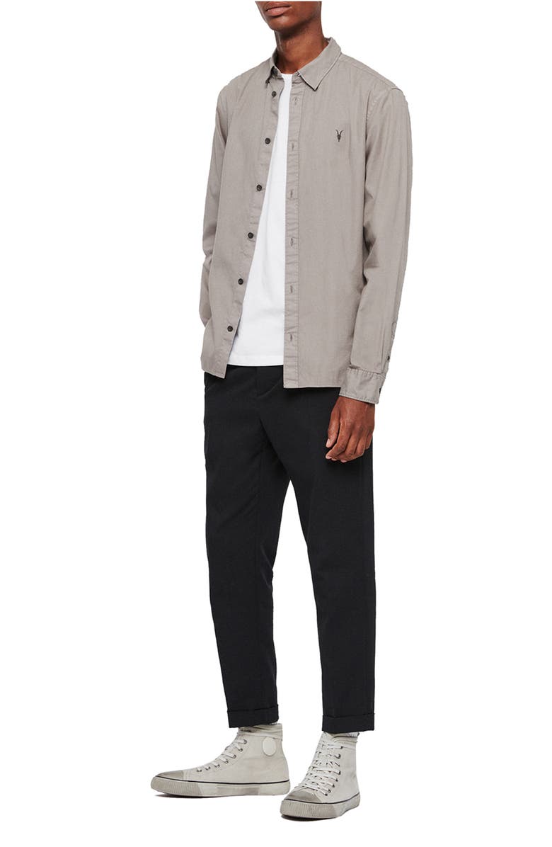 AllSaints Redondo Slim Fit Shirt, Alternate, color,