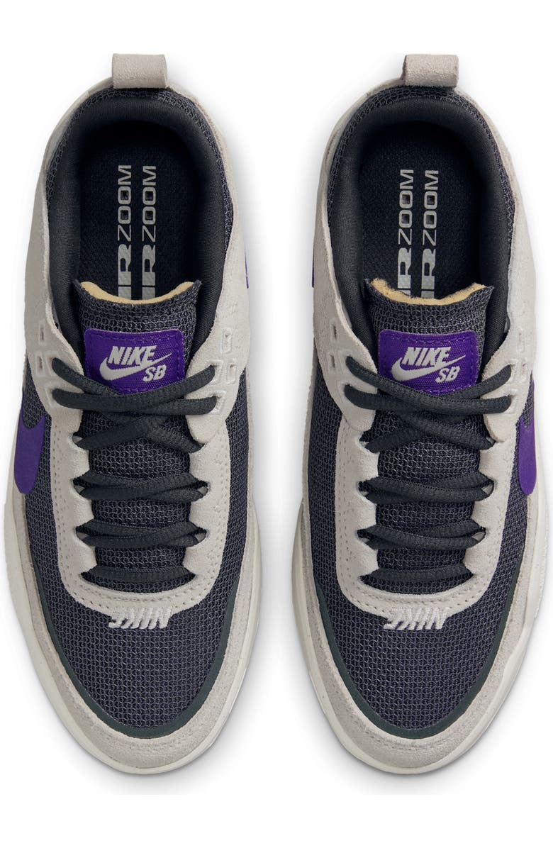 Nike Kids' SB Day One Skate Sneaker, Alternate, color, Phantom/ Grey/ White/ Purple