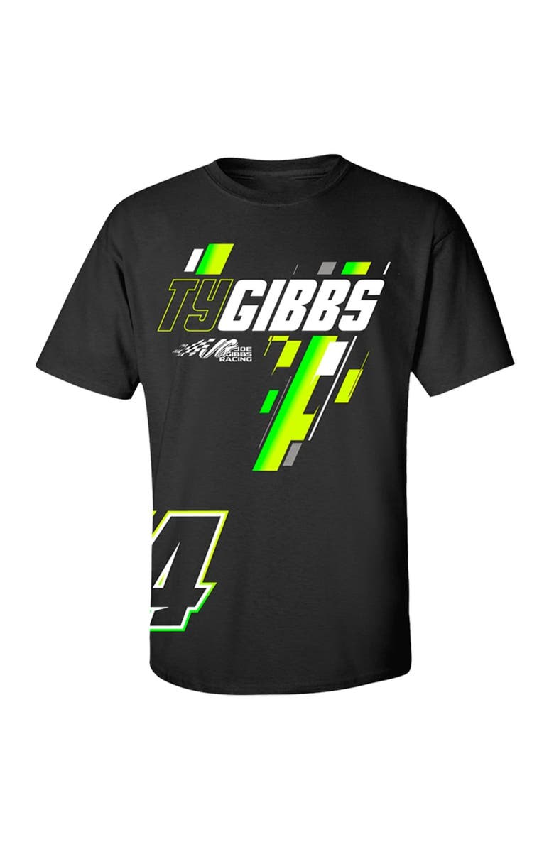 JOE GIBBS RACING TEAM COLLECTION Men's Joe Gibbs Racing Team Collection Black Ty Gibbs Extreme T-Shirt, Alternate, color, 