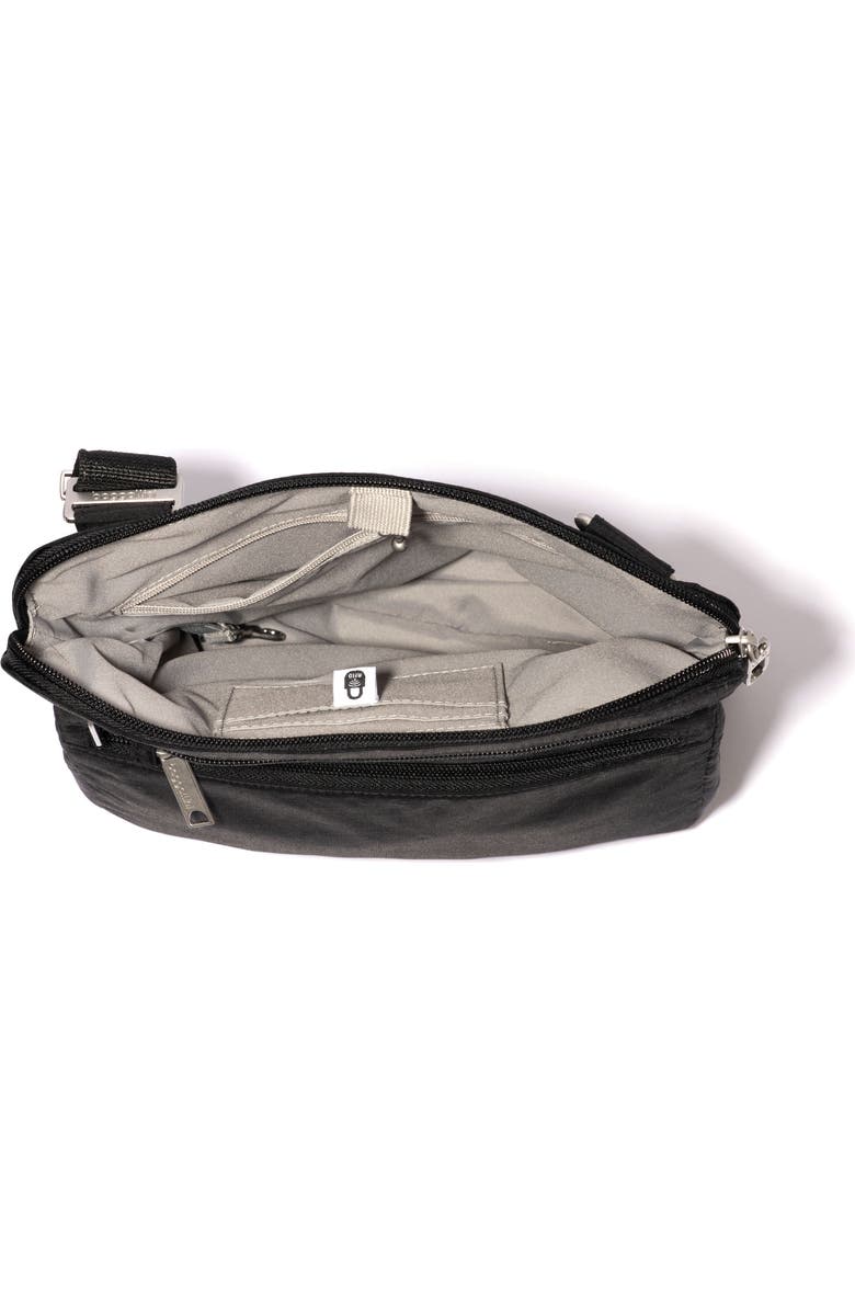 BAGGALLINI Securtex Anti-Theft Large Crossbody Bag, Alternate, color, Black