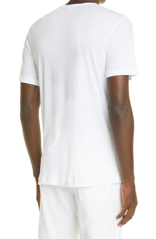 Sunspel Sea Island Cotton T-shirt In White