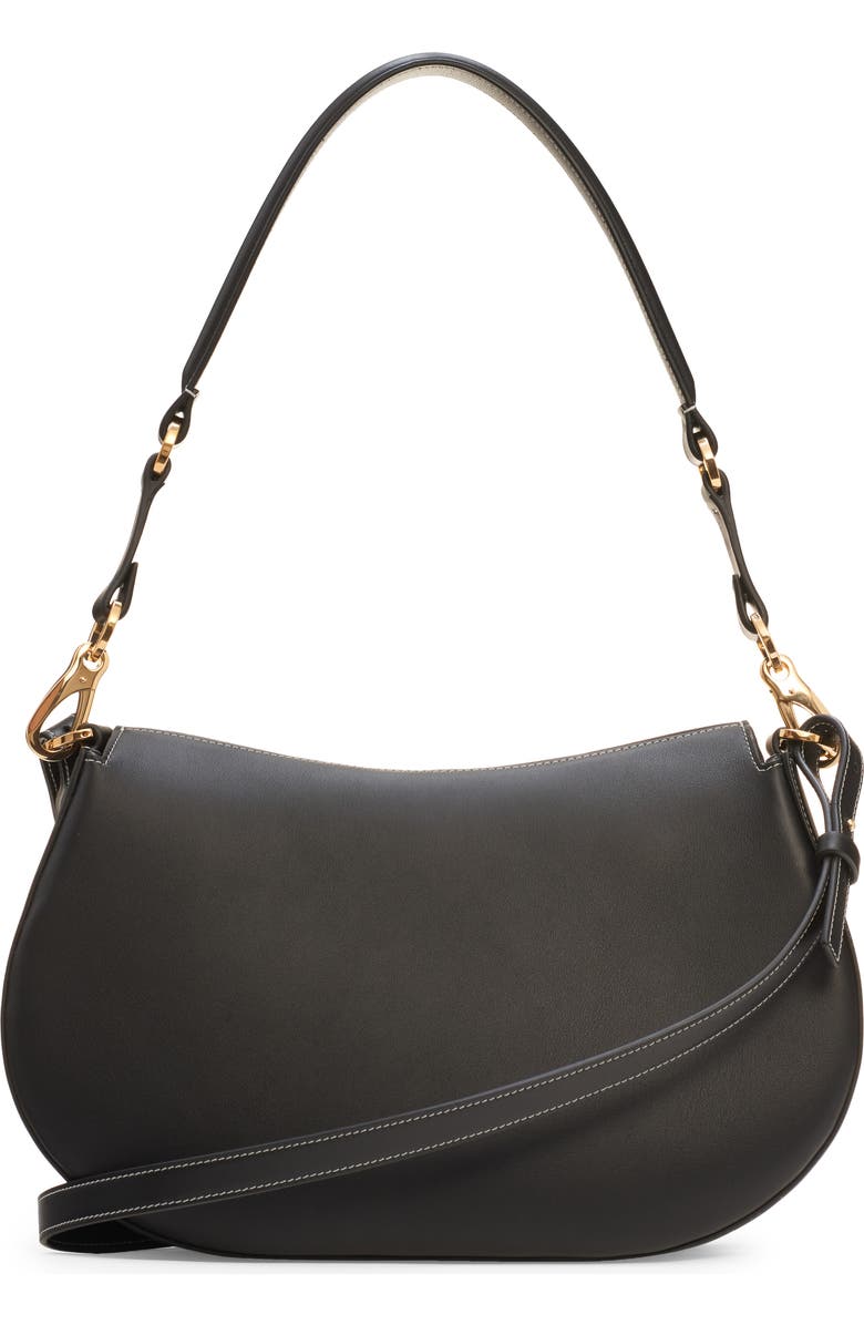 Valentino Garavani Small VLOGO Leather Saddle Shoulder Bag, Alternate, color,