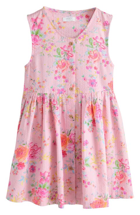 Kids' Floral Sleeveless Cotton Dress (Little Kid & Big Kid)
