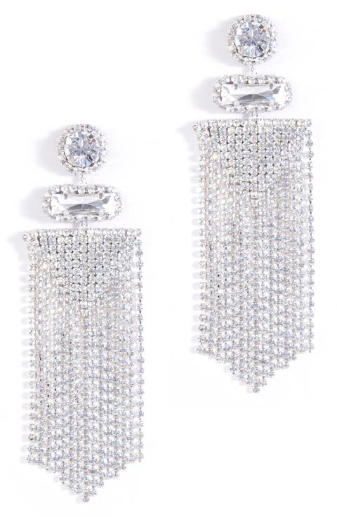 Anvi Fringe Drop Earrings