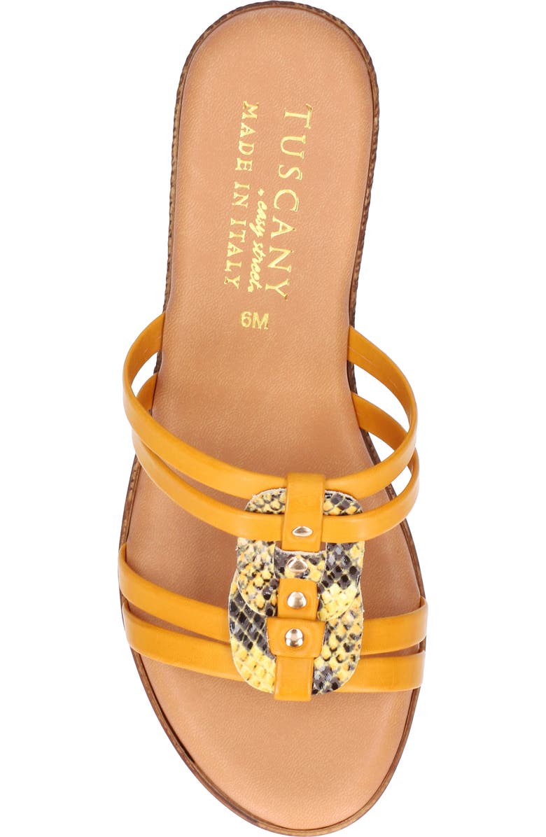 TUSCANY by Easy Street<sup>®</sup> Micola Wedge Slide Sandal, Alternate, color,