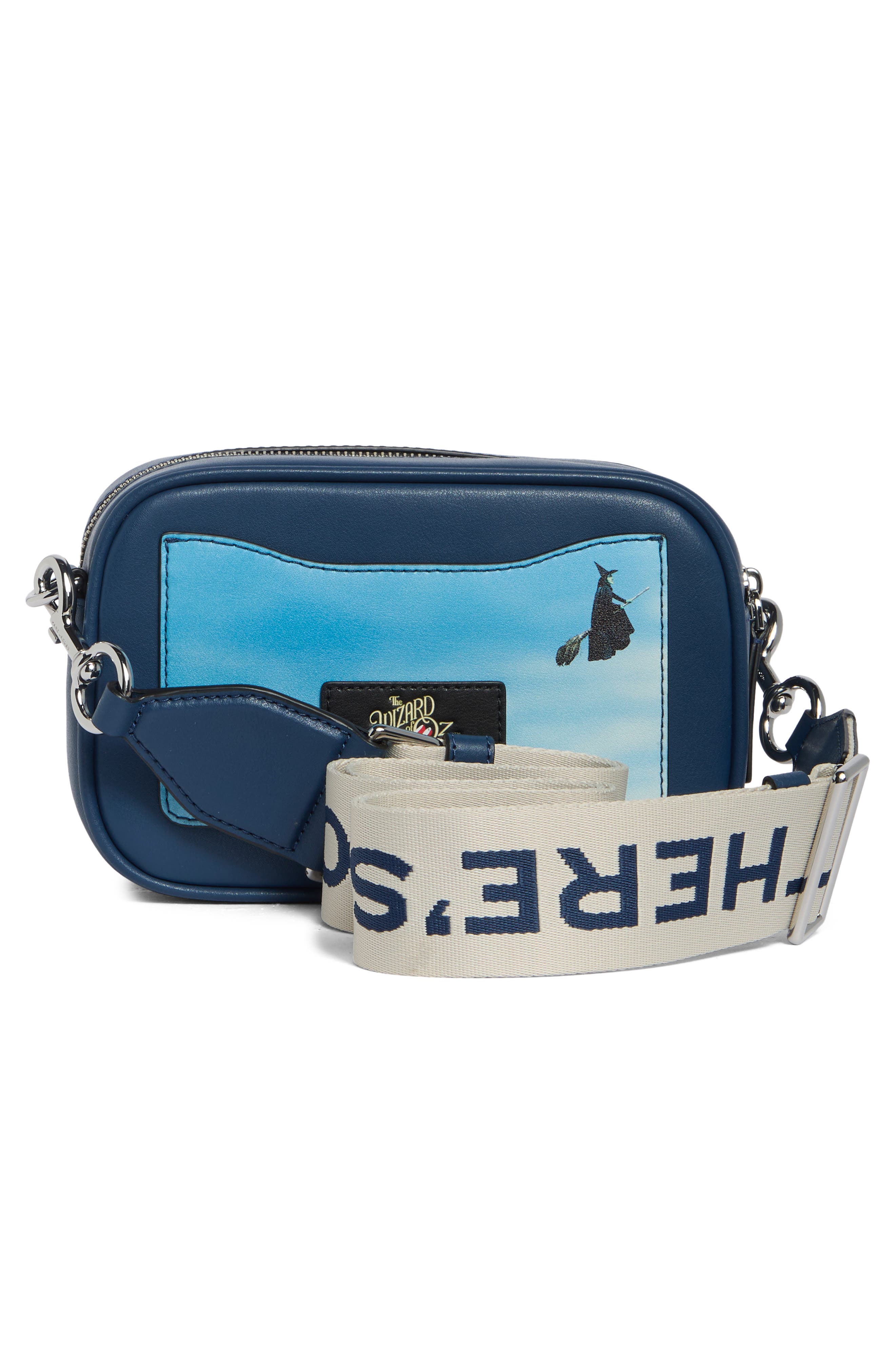 Leather Camera Bag, Alternate, color, MARSHMALLOW MULTI