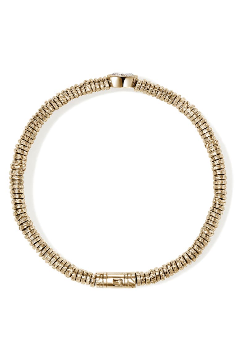 JH Lovestruck™ Heishi Bracelet, 14K Gold, Lab-Grown Diamond, 1.0TCW, Alternate, color, GOLD