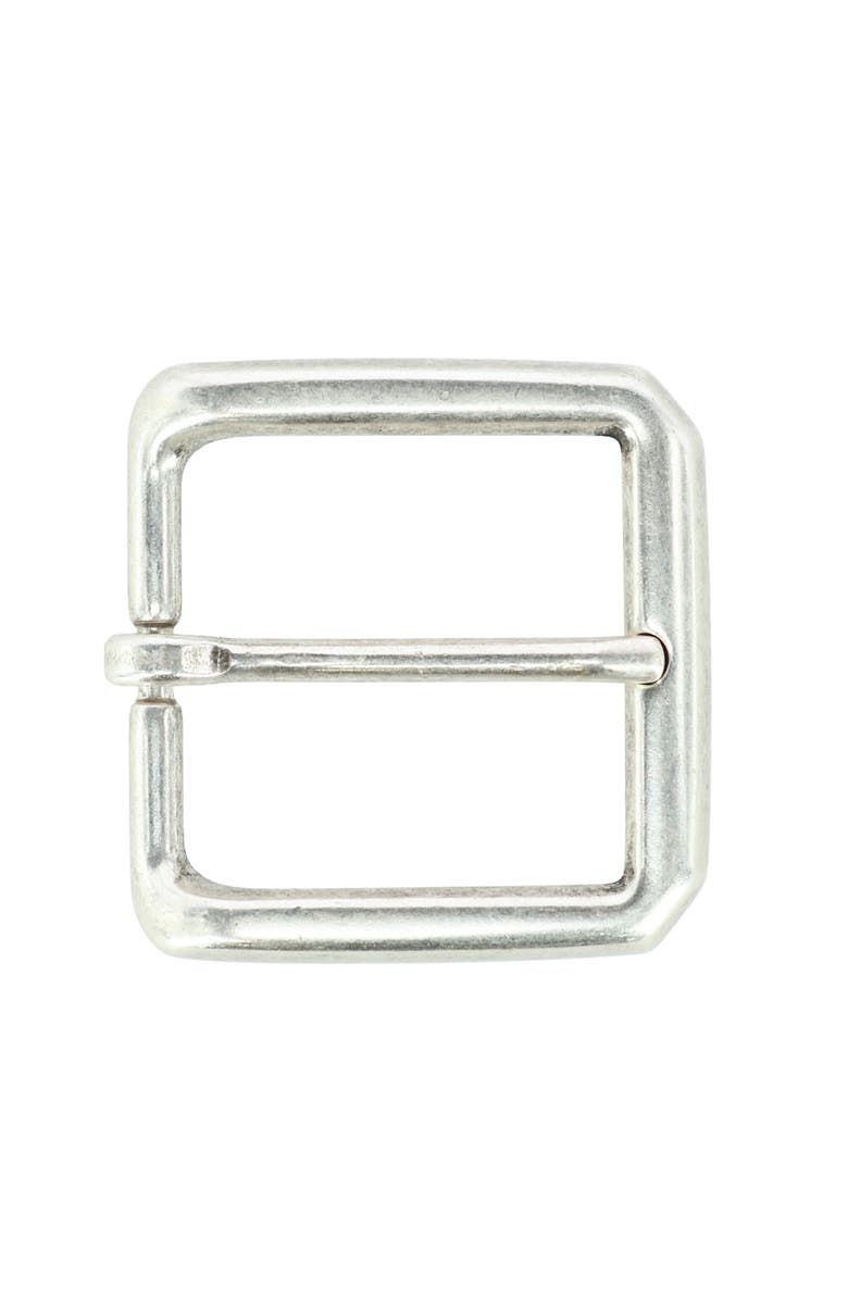 Trafalgar 35mm Square Solid Brass Harness Belt Buckle, Main, color, Silver