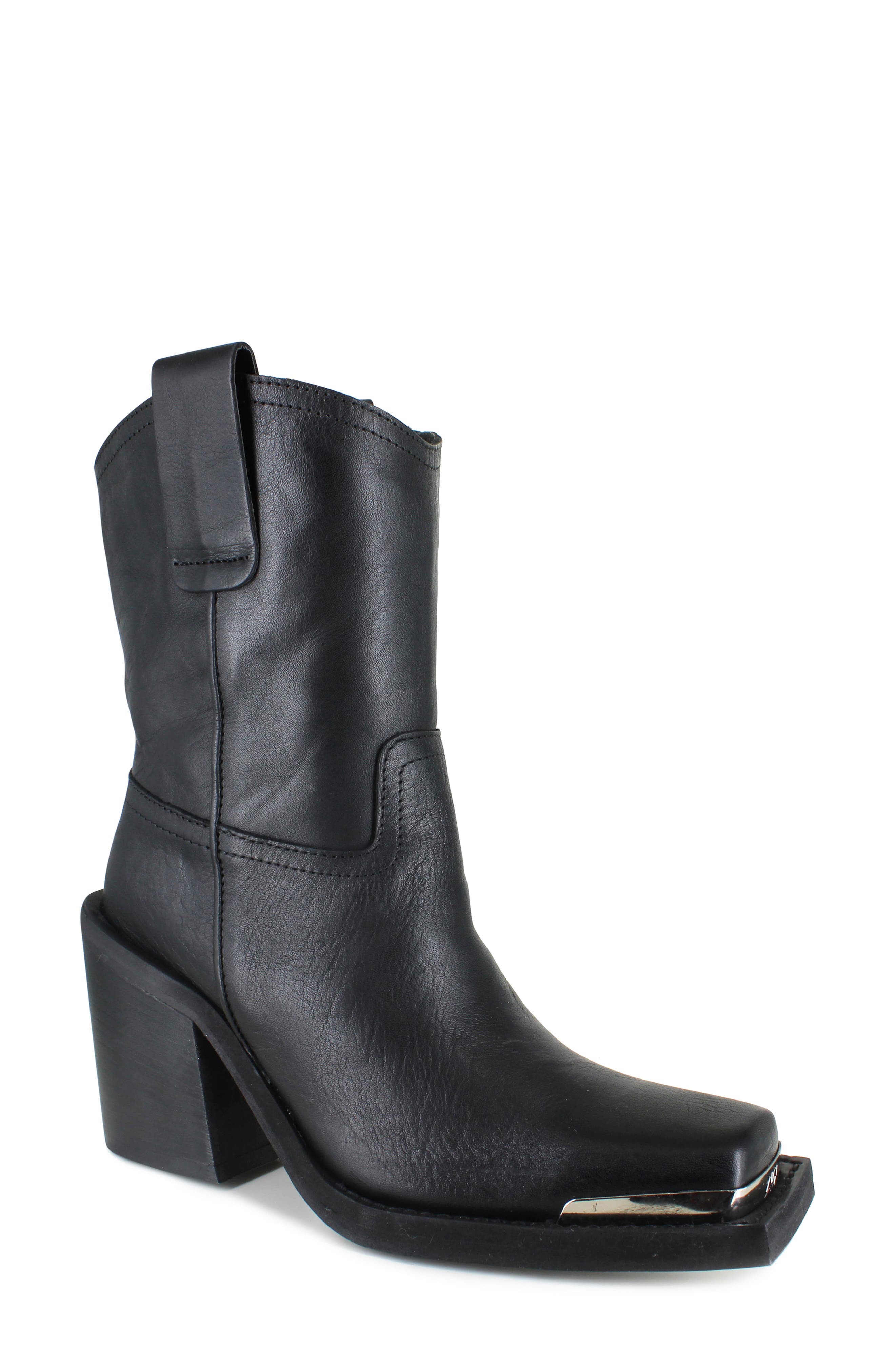 ZIGI Joshi Western Boot, Main, color, Black Leather