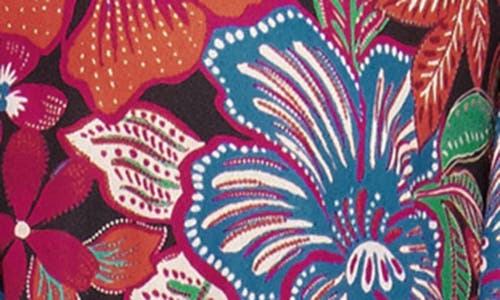 Flying Tomato Floral Bliss Woven Dress In Red Multicolor In Multi