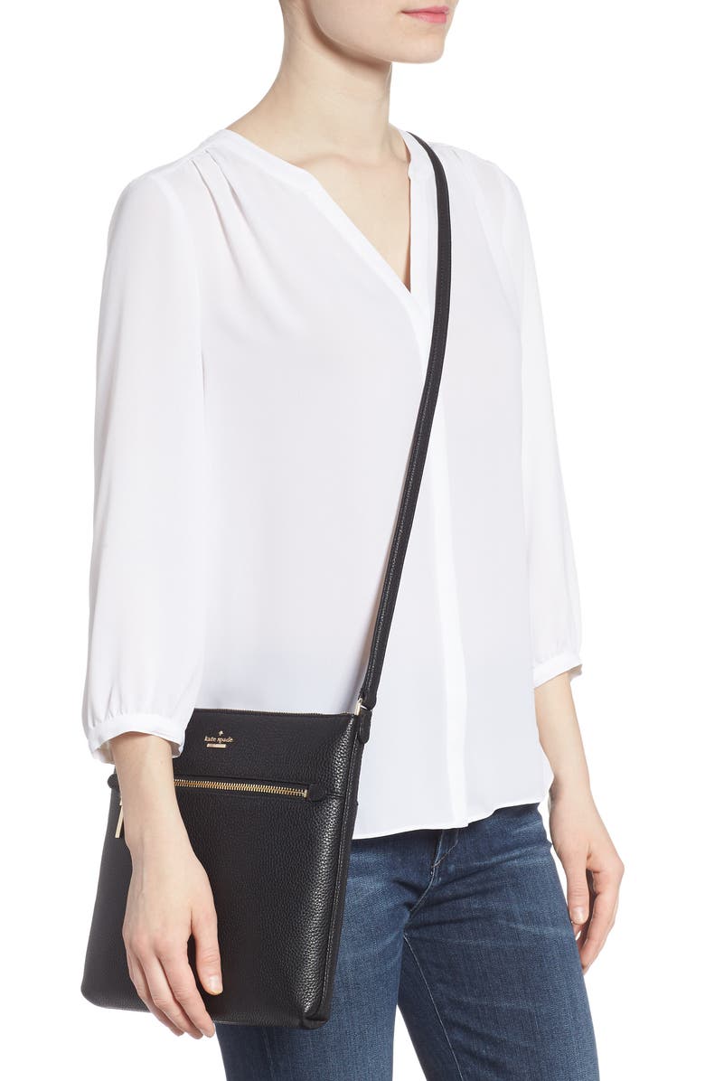 Kate Spade New York oakwood street - malia leather crossbody bag, Alternate, color,