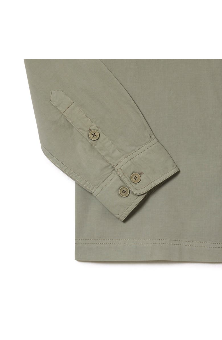 Lacoste Cotton Button-Up Overshirt, Alternate, color,