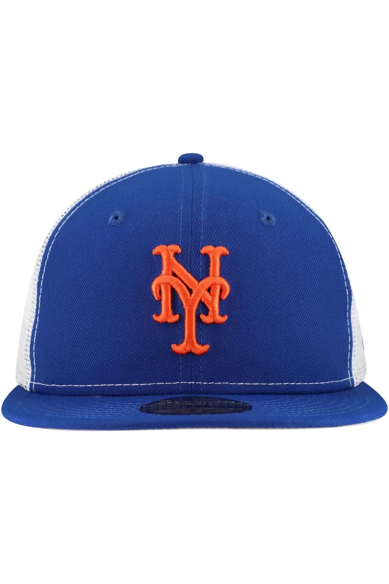Men's New Era Royal New York Mets Team Color 59FIFTY Trucker Fitted Hat, Alternate, color, Royal