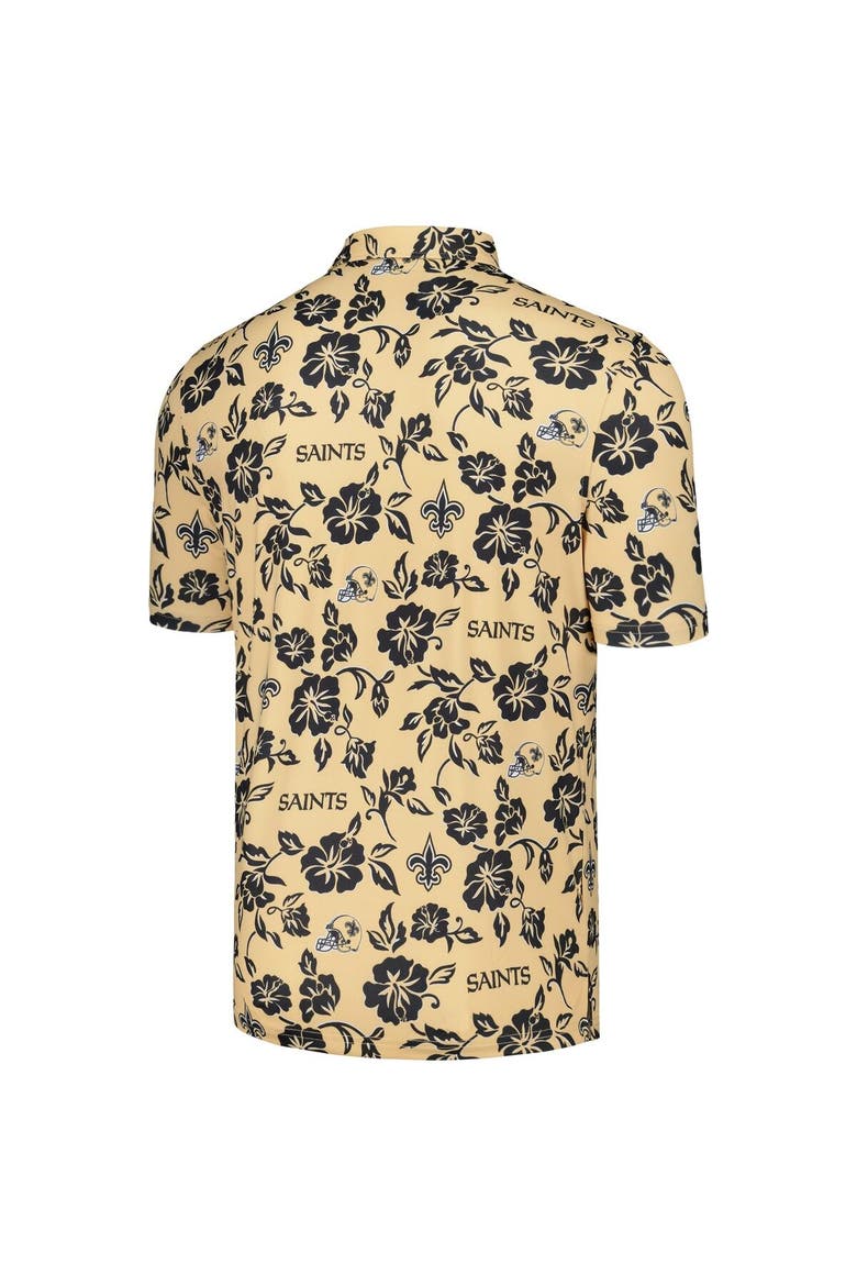 Men's Reyn Spooner Gold New Orleans Saints Pua Performance Polo, Alternate, color, Gold