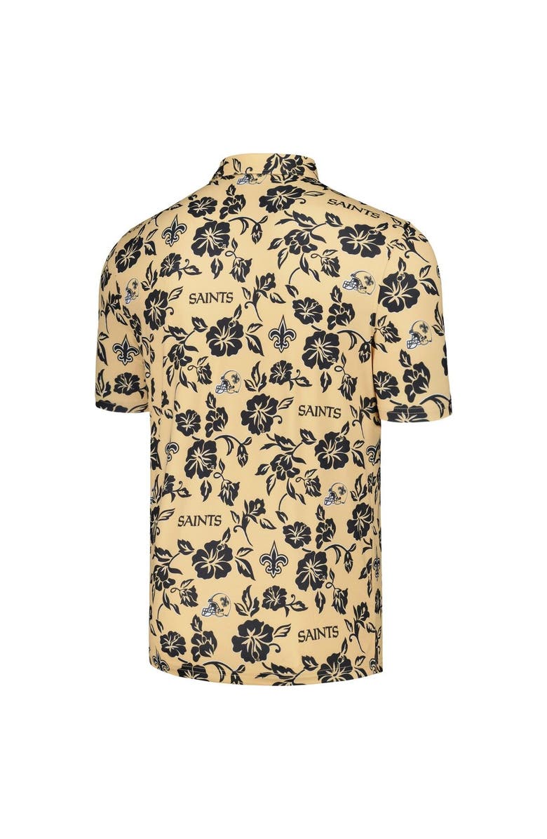 Reyn Spooner Men's Reyn Spooner Gold New Orleans Saints Pua Performance Polo, Alternate, color, Gold