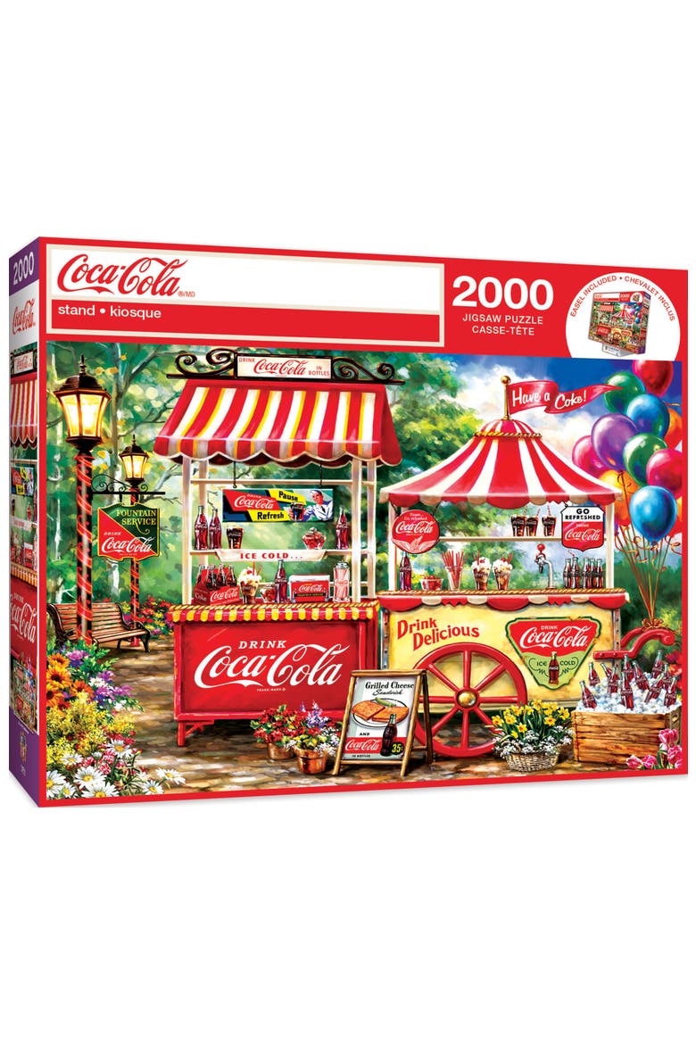 Coca-Cola Stand 2000 Piece Jigsaw Puzzle, Main, color, Multicolor
