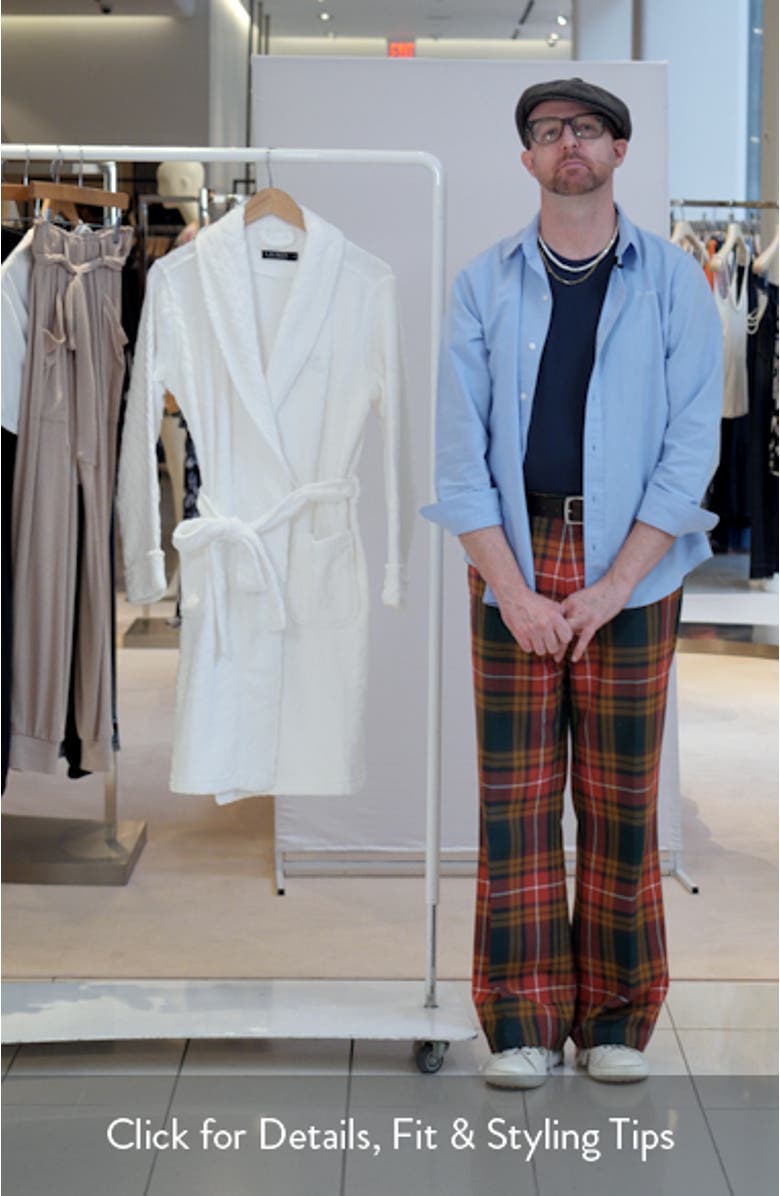 Fleece Monogram Robe, sales video thumbnail