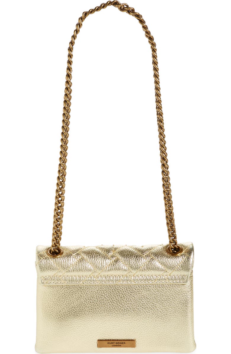 Kurt Geiger London Mini Kensington Eye Quilted Leather Crossbody Bag, Alternate, color,