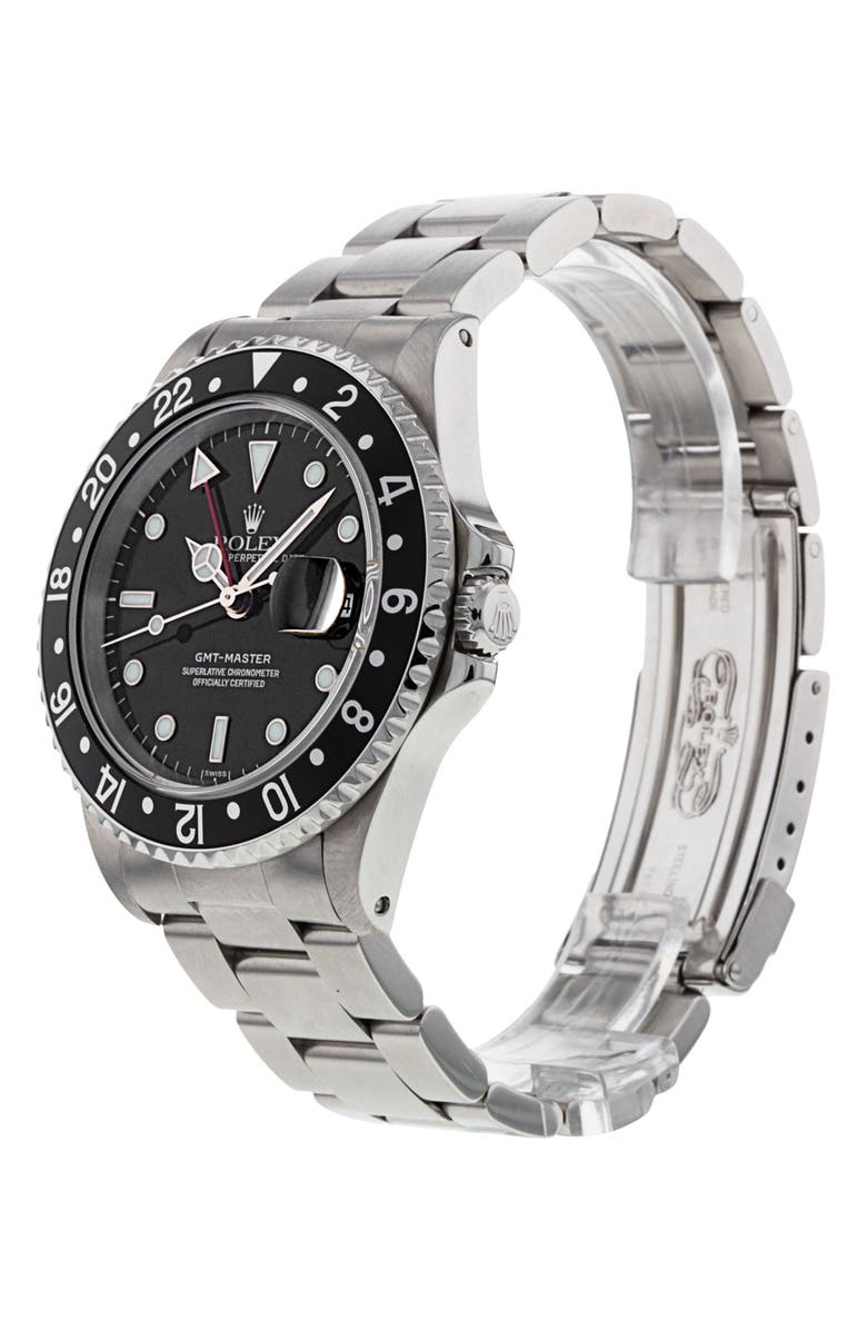 Watchfinder & Co. Rolex Preowned GMT Master Bracelet Watch, 40mm, Alternate, color, 