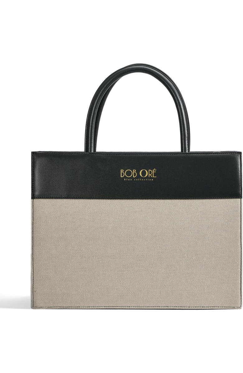 Bob Oré Blue Collection Victoria Tote Bag, Main, color, Black