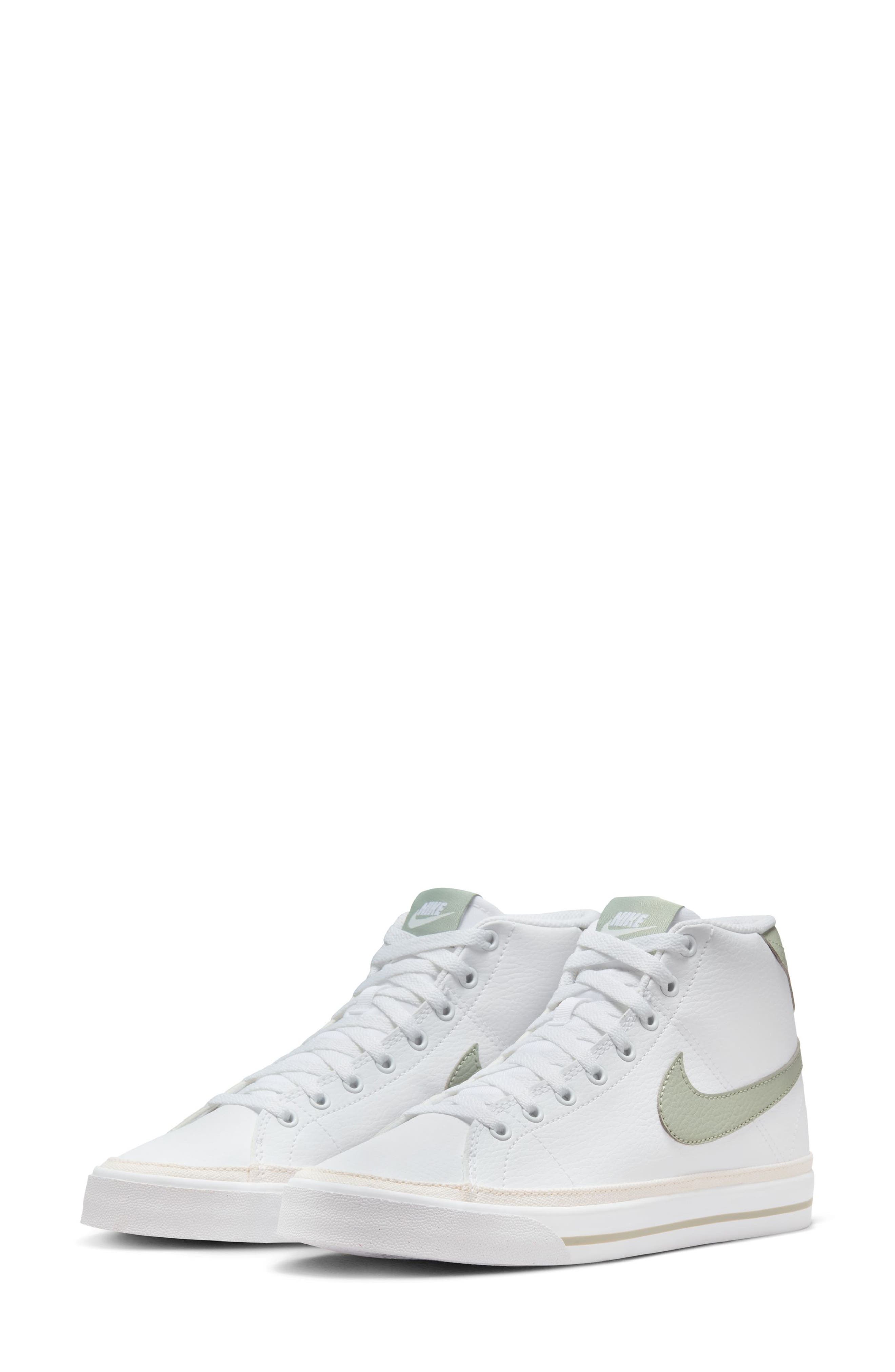 Court Legacy Mid Top Sneaker, Main, color, WHITE/ JADE/ PHANTOM