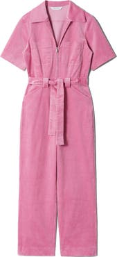 & Other Stories Zip Front Corduroy Jumpsuit