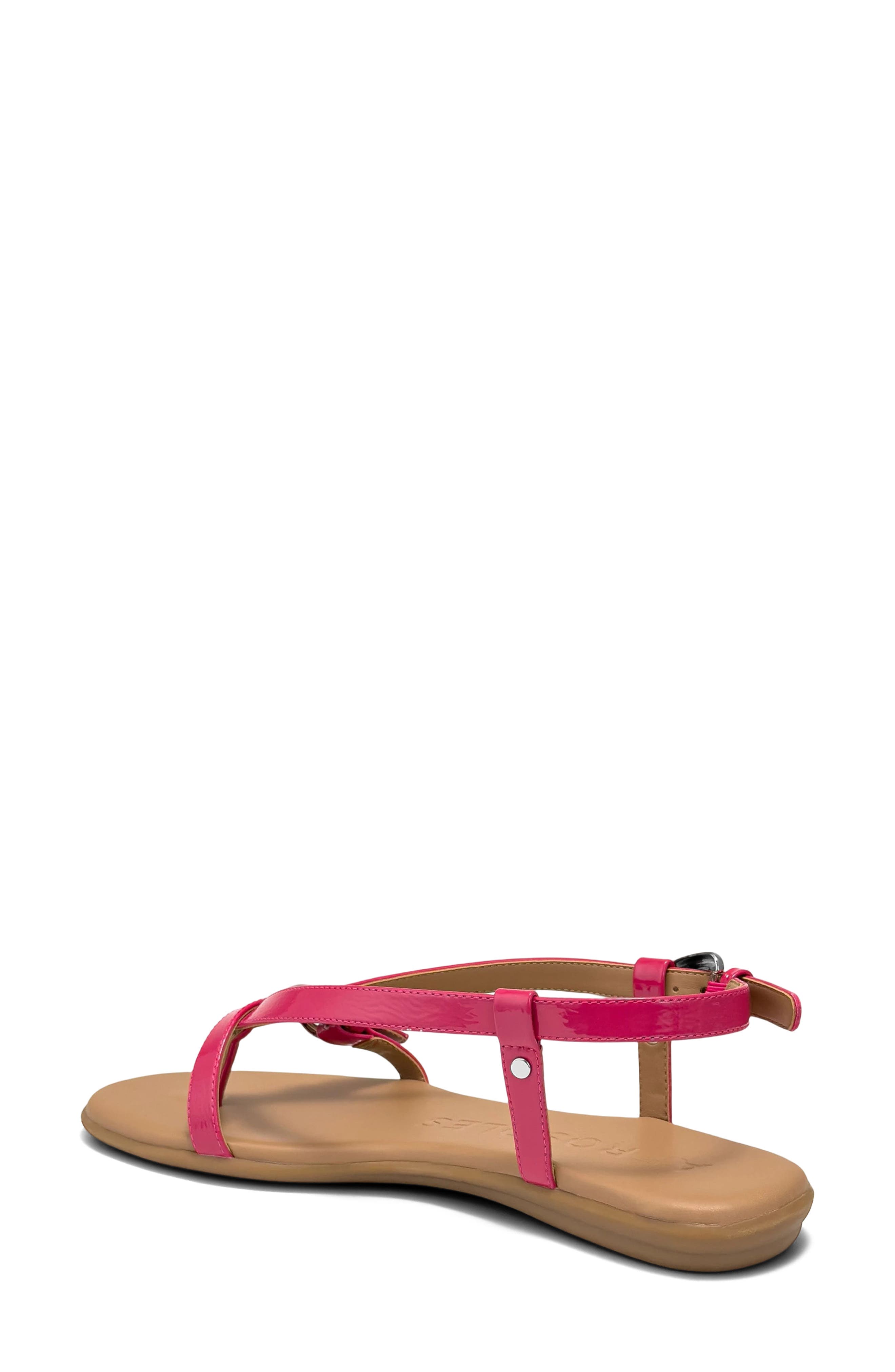Iride Slingback Sandal, Alternate, color, MAGENTA FX CRINKLE PATENT