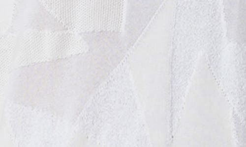 Akris Jacquard Sweater Tank In Ecru