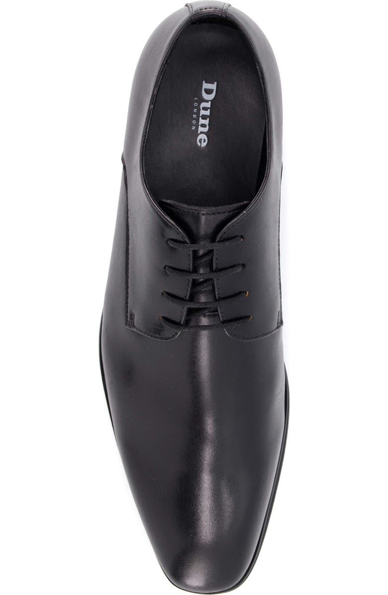Dune London Satchel Plain Toe Derby, Alternate, color, Black