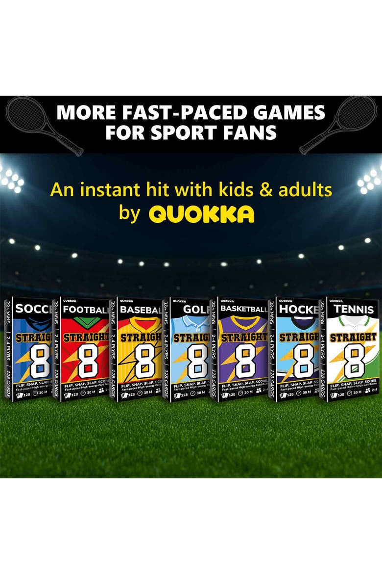 Kids and Adults Fast Paced Sports Card game, Alternate, color, Tennis