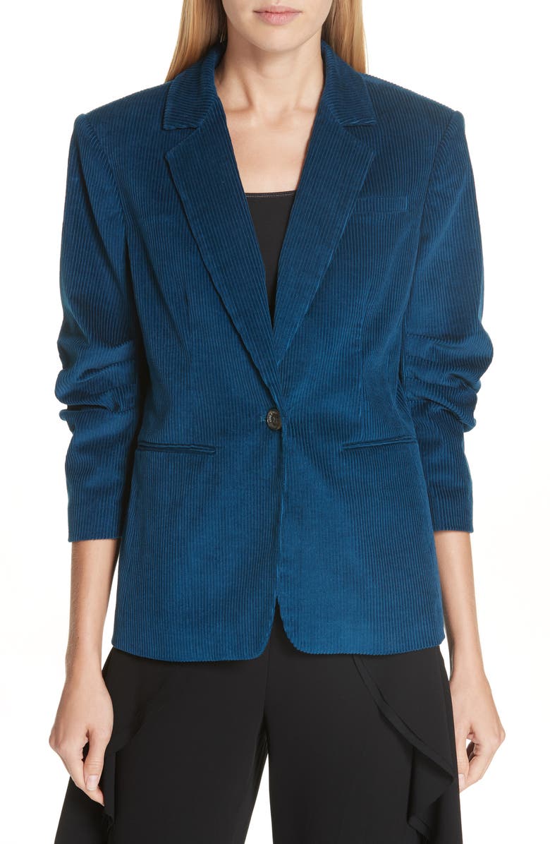 Cinq à Sept Khloe Corduroy Blazer, Main, color,
