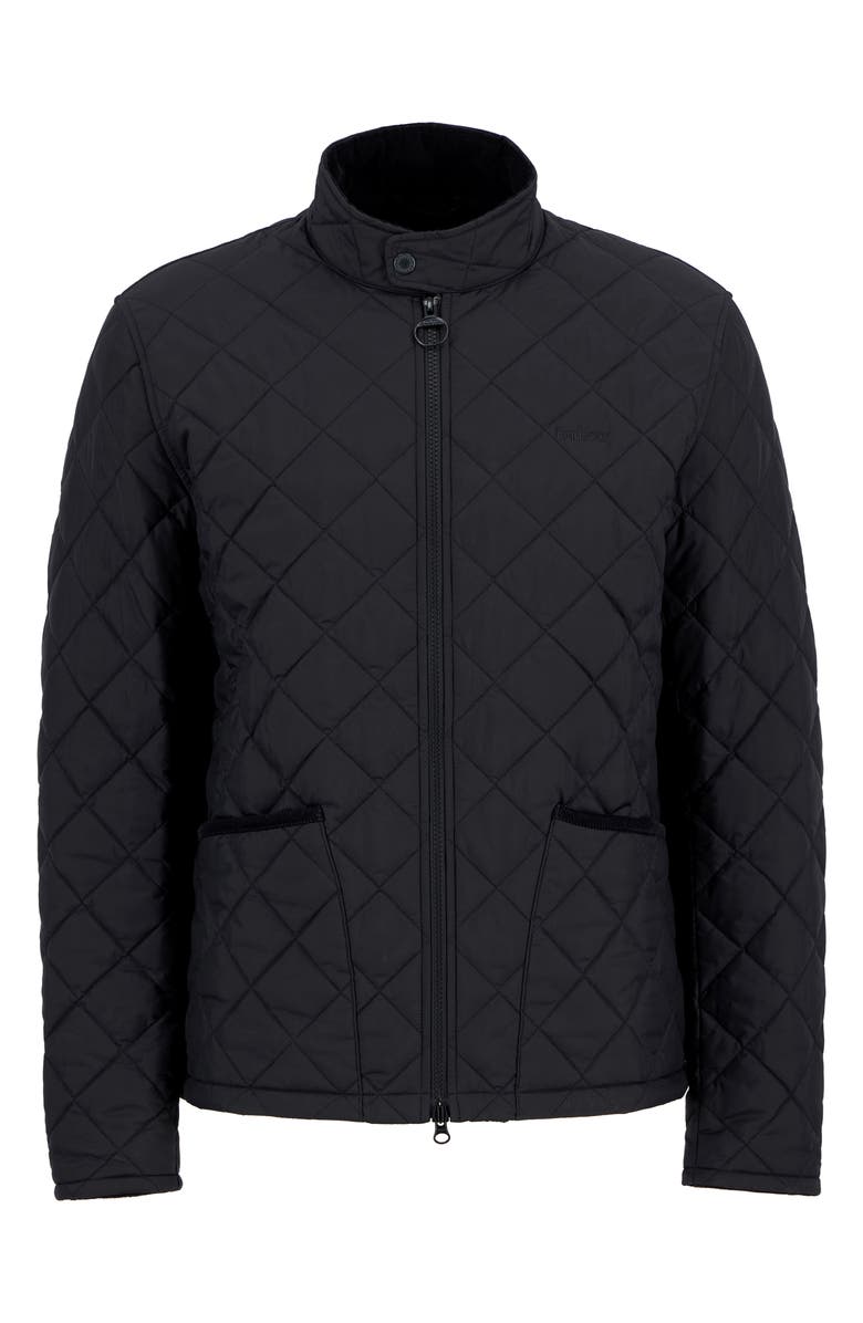 Barbour Linden Quilted Jacket, Alternate, color, Black