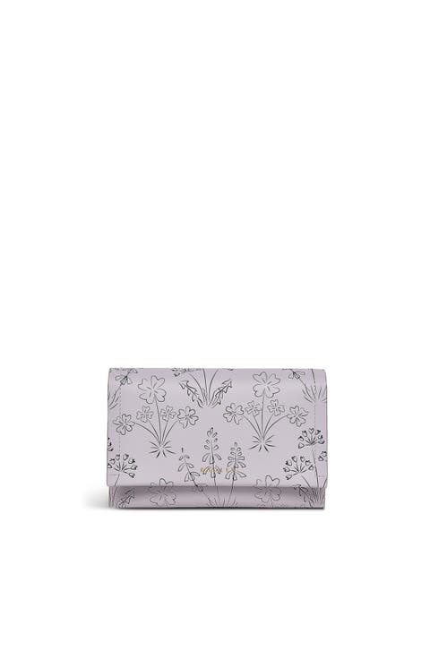 Wild Flowers Medium Flapover Wallet