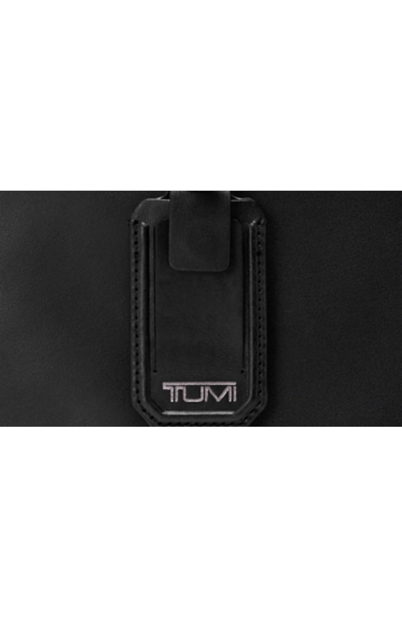 TUMI Bradner Leather Backpack, Alternate, color, Black Bombe