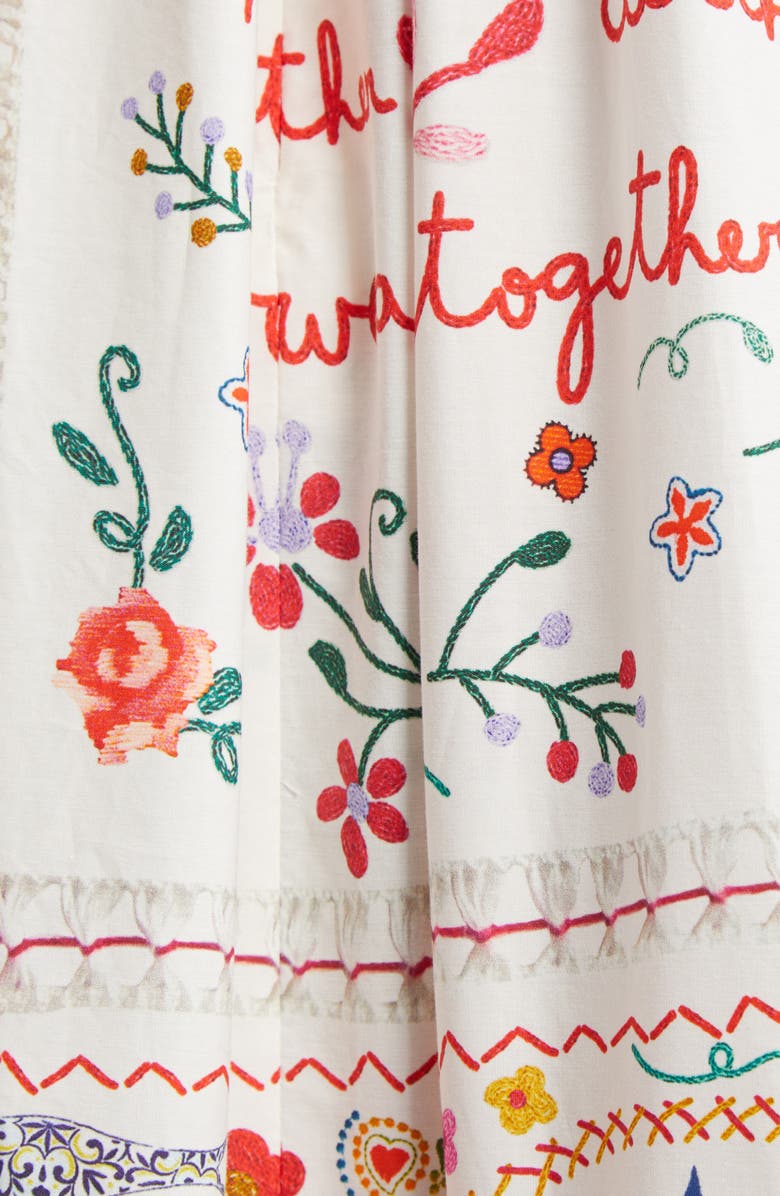 Camilla Tiered Organic Cotton Poplin Sundress, Alternate, color, A Kitsch In Time