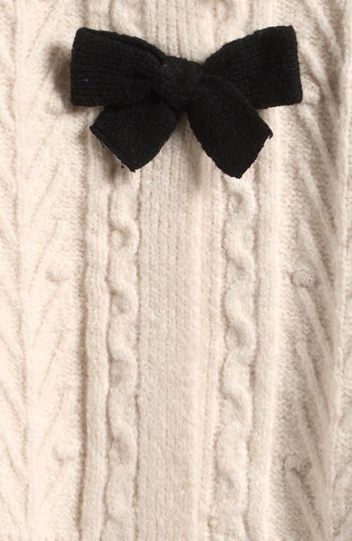 Freshman Kids' Bow Cardigan In Multi